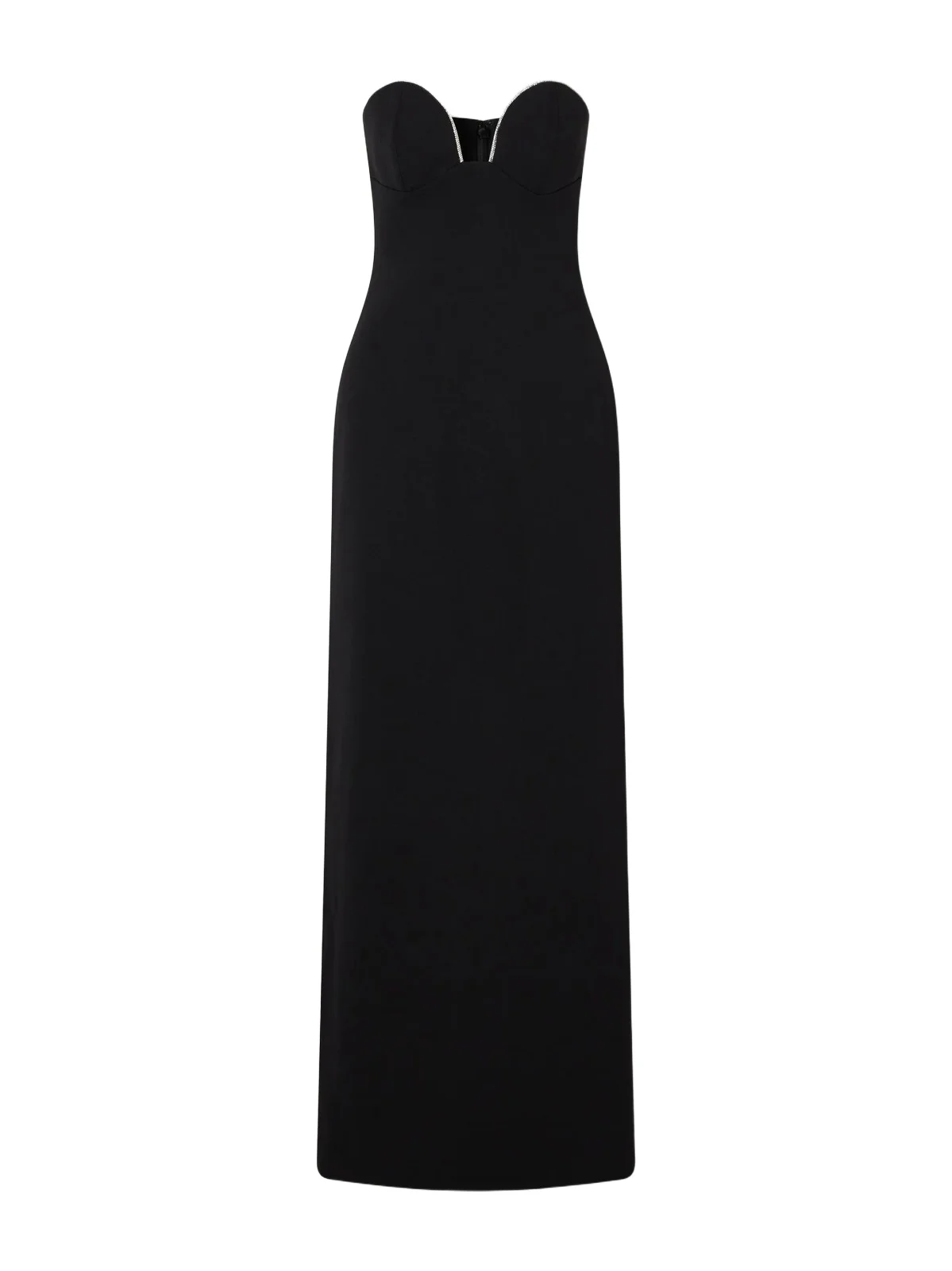 Solace London Sommer Embellished Strapless Stretch-crepe Gown