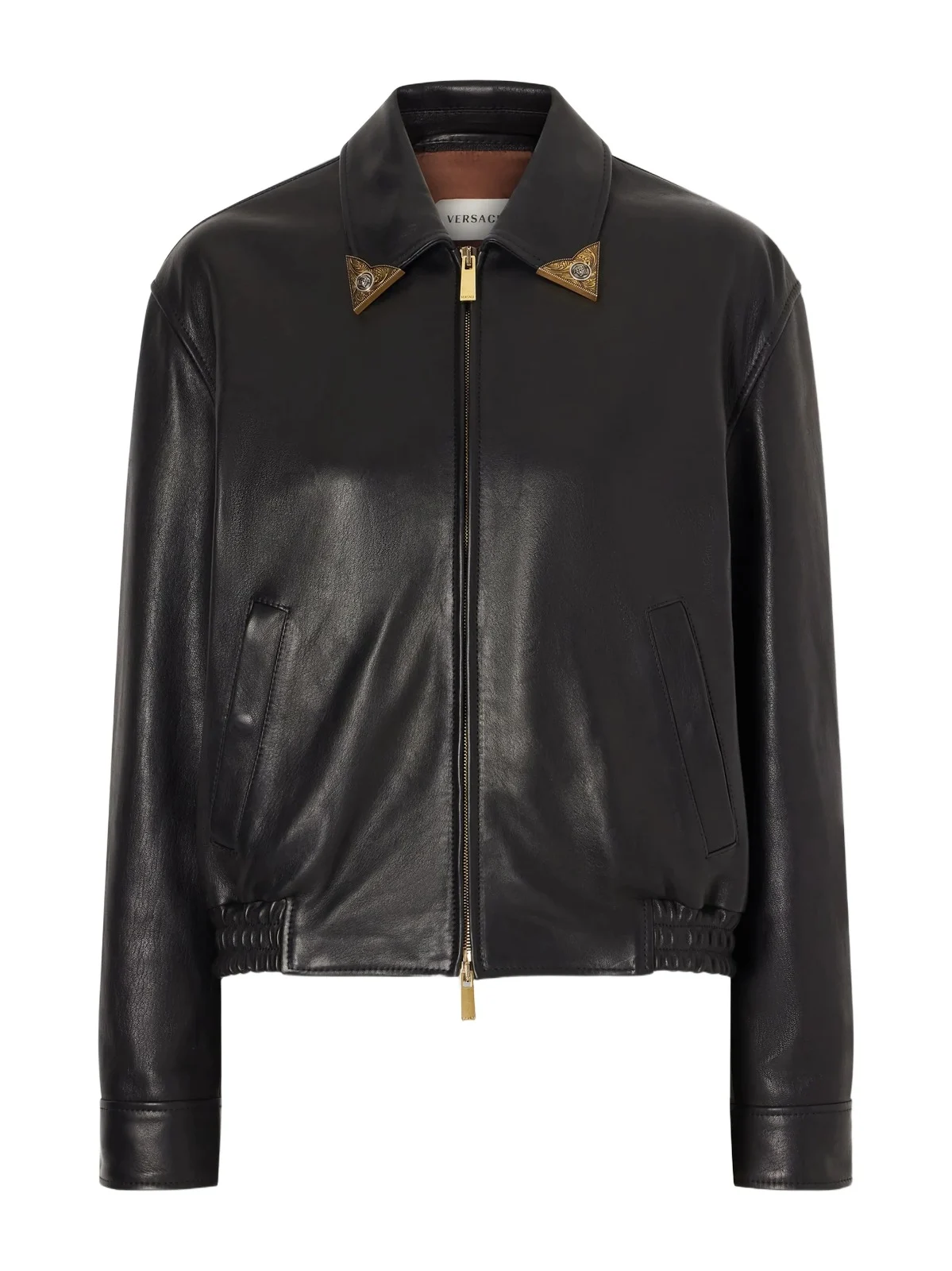 Versace Medusa-embellished Leather Blouson Jacket