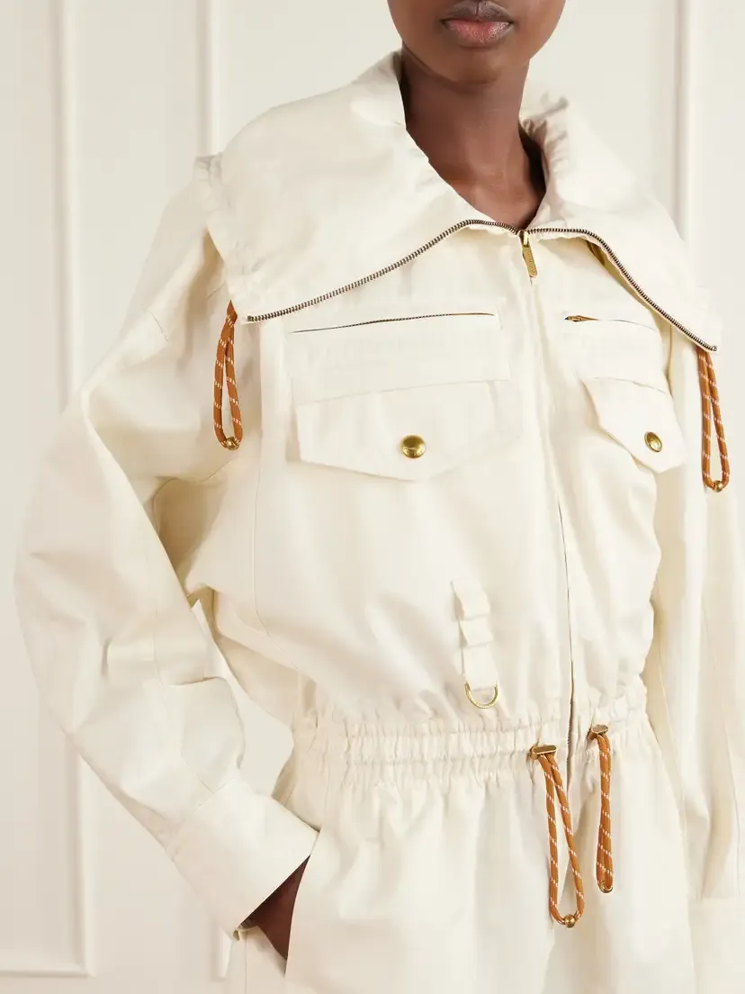 Zimmermann Clash Hooded Cotton-drill Playsuit | Thumbnail 5 Zimmermann Clash Hooded Cotton-drill Playsuit | Thumbnail 5