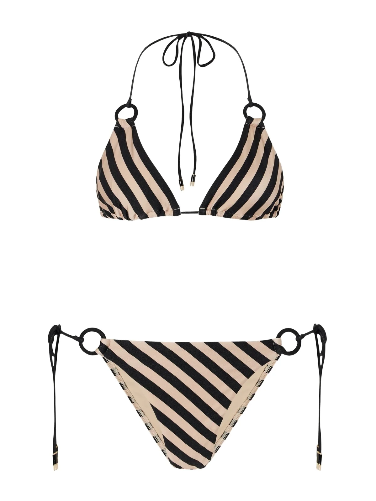 Fairlight Embellished Striped Bikini