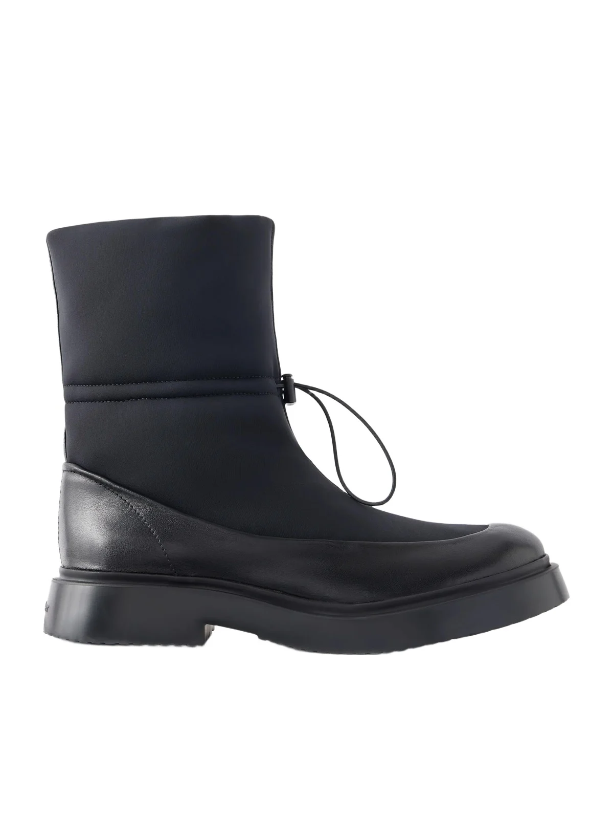 Proenza Schouler Bank Leather-trimmed Shell Ankle Boots