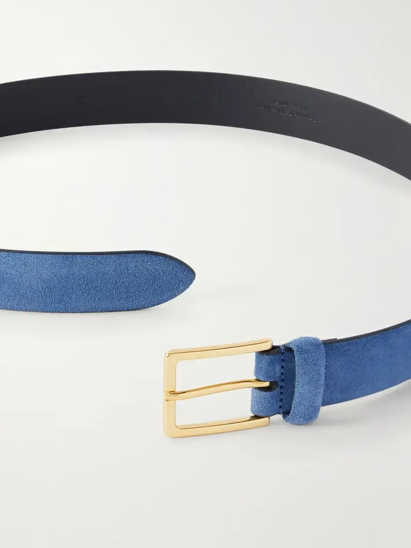 Anderson's Narrow Semi 3cm Suede Belt | Thumbnail 3