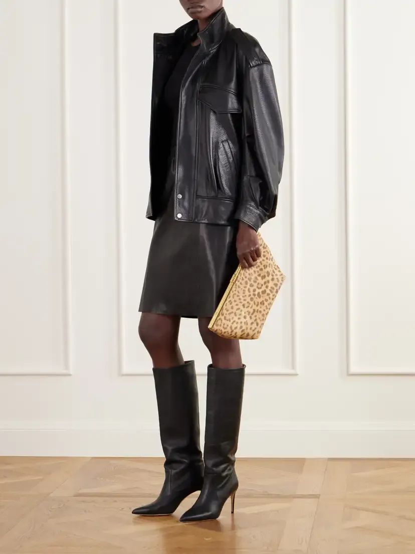 Nour Hammour Nomi Full-grain Leather Jacket | Thumbnail 2