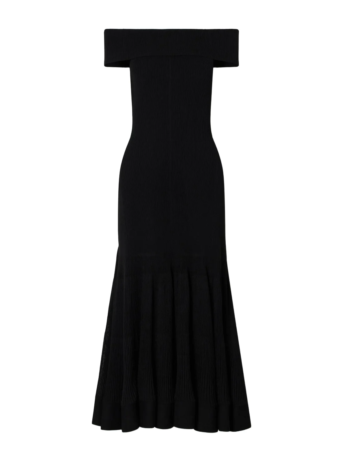 Clash Pleated Mesh Midi Dress