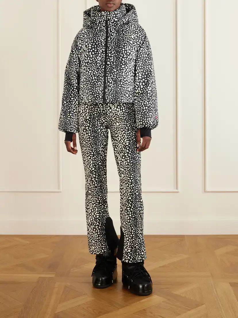 Perfect Moment Estelle Hooded Logo-embroidered Printed Shell Puffer Jacket | Thumbnail 2