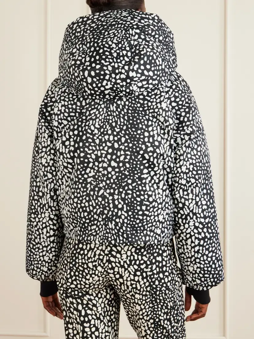 Perfect Moment Estelle Hooded Logo-embroidered Printed Shell Puffer Jacket | Thumbnail 3