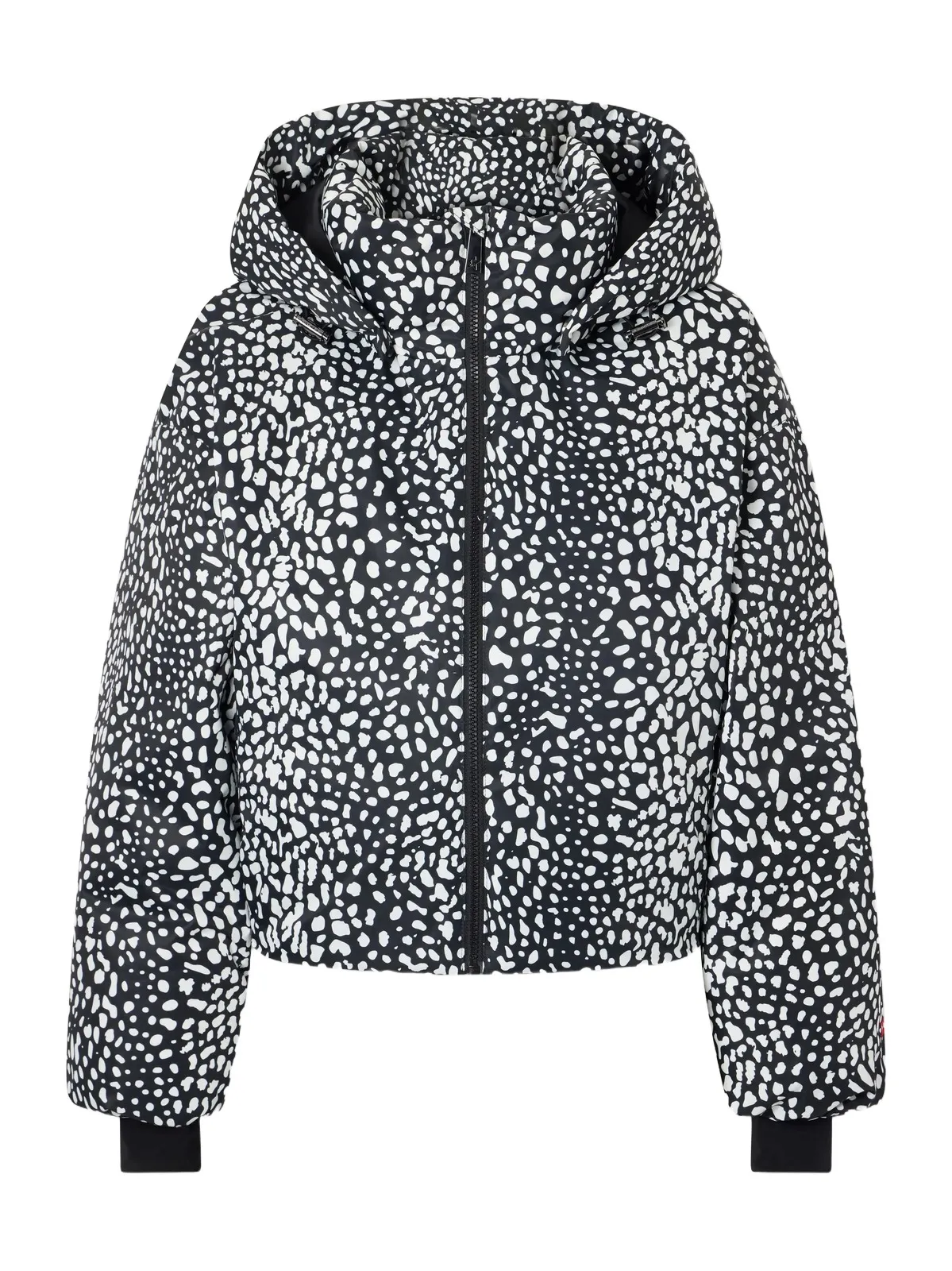 Perfect Moment Estelle Hooded Logo-embroidered Printed Shell Puffer Jacket