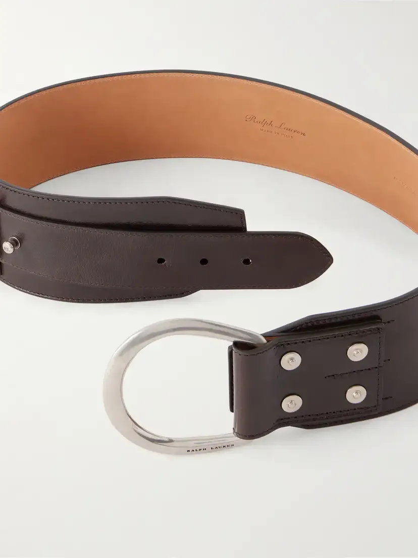 Ralph Lauren Collection Logo-engraved Leather Belt | Thumbnail 3