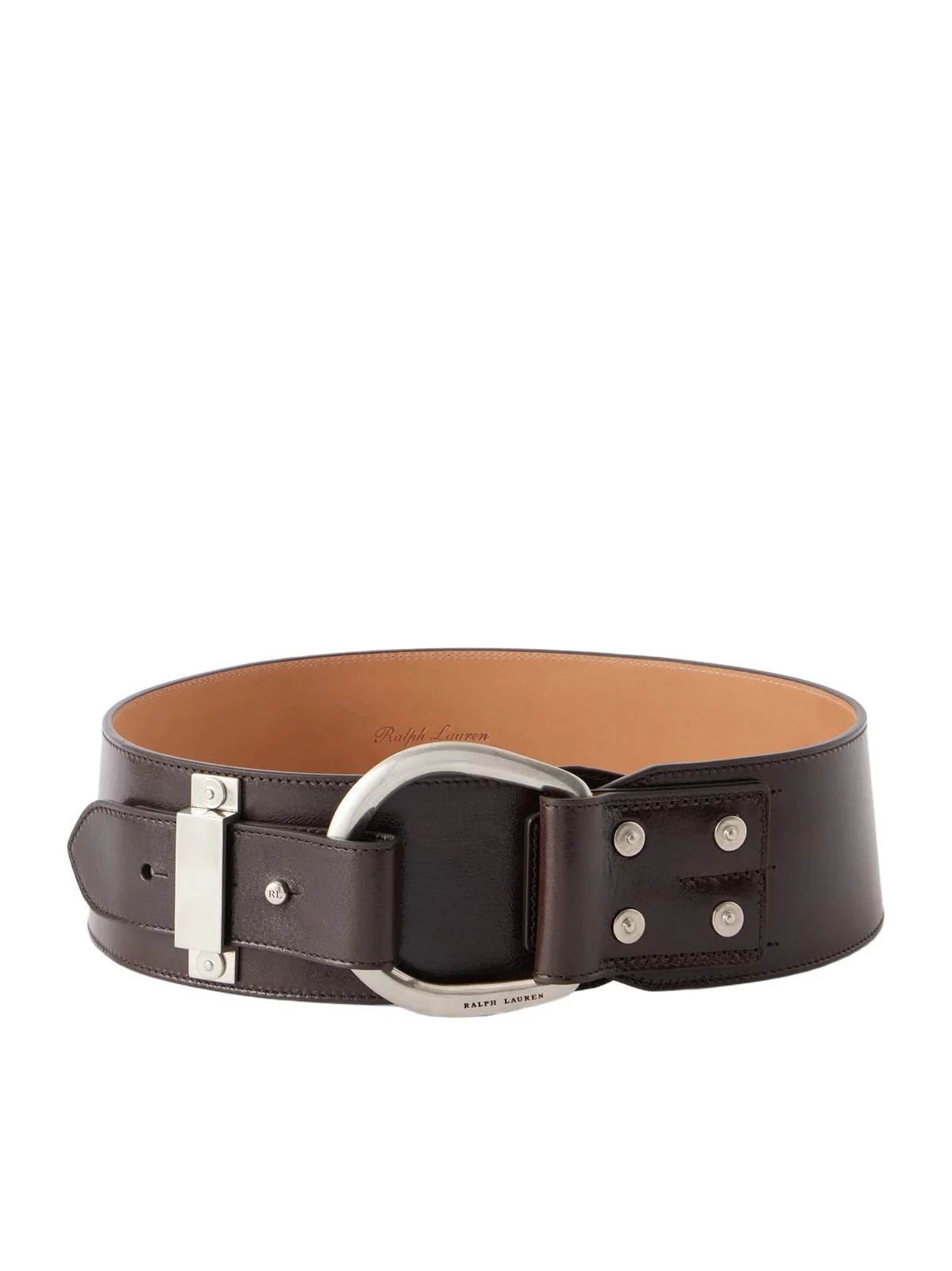 Ralph Lauren Collection Logo-engraved Leather Belt