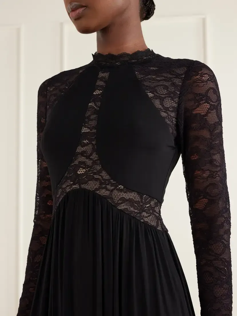 Zimmermann Clash Lace-trimmed Stretch-jersey Maxi Dress | Thumbnail 4 Zimmermann Clash Lace-trimmed Stretch-jersey Maxi Dress | Thumbnail 4