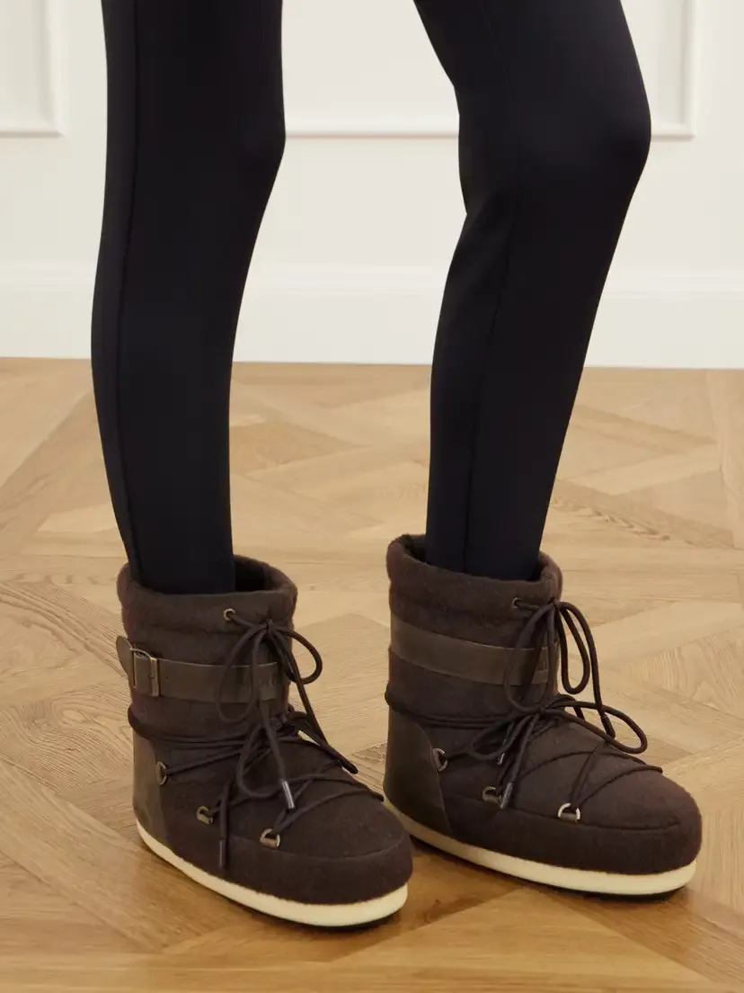 Moon Boot Evx Light Nubuck-trimmed Felt Snow Boots | Thumbnail 2 Moon Boot Evx Light Nubuck-trimmed Felt Snow Boots | Thumbnail 2