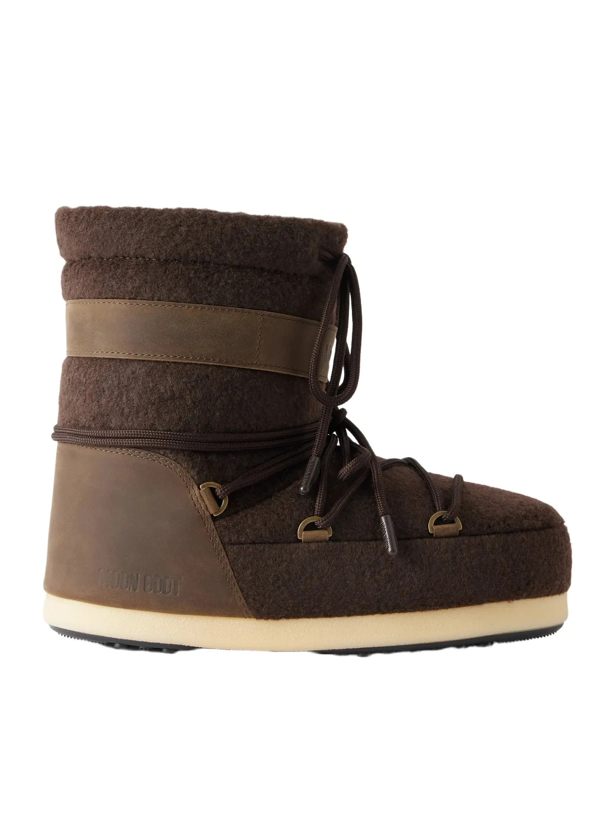 Moon Boot Evx Light Nubuck-trimmed Felt Snow Boots