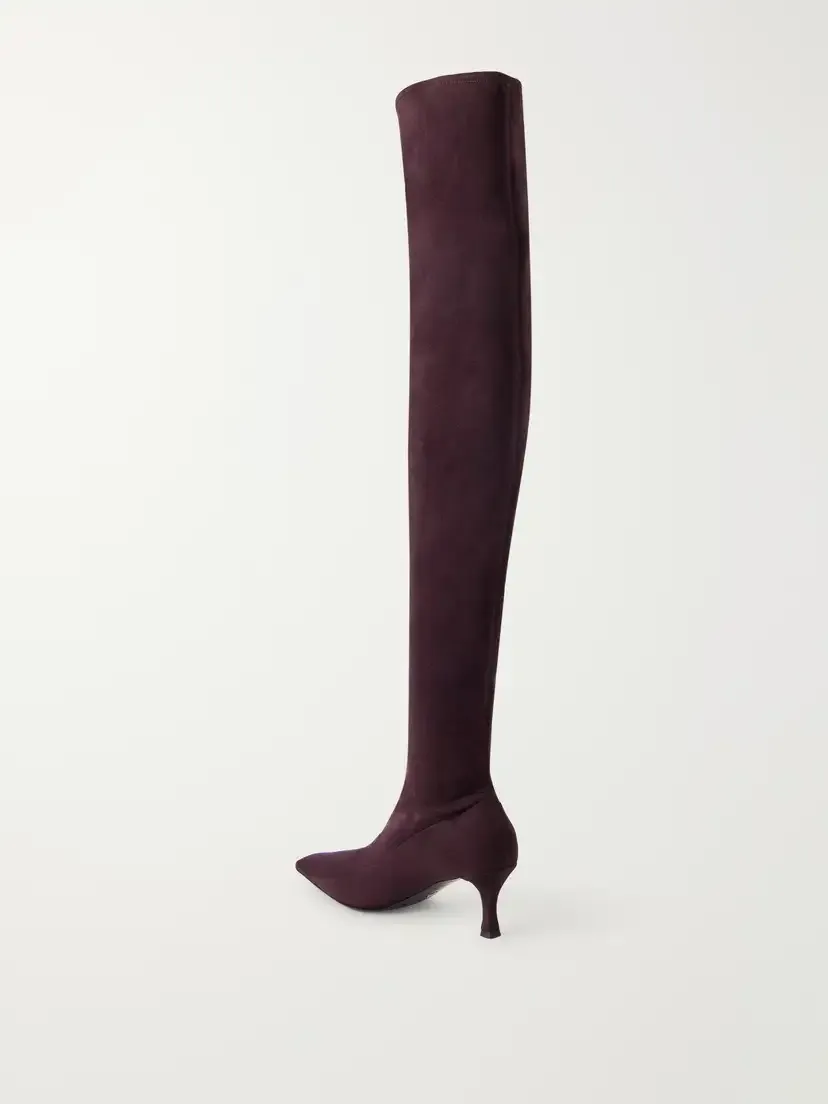 Proenza Schouler Trap 60 Stretch-velvet Over-the-knee Boots | Thumbnail 3 Proenza Schouler Trap 60 Stretch-velvet Over-the-knee Boots | Thumbnail 3