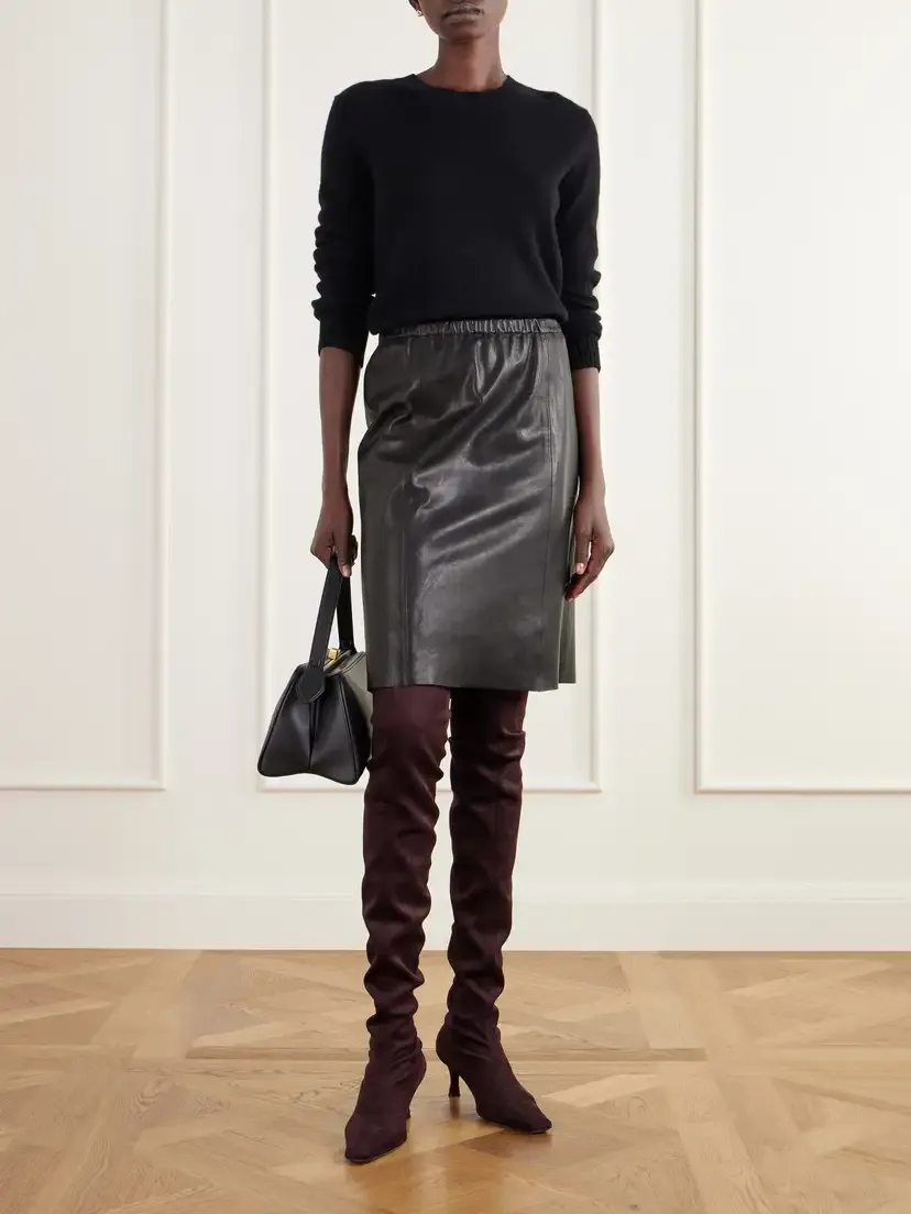 Proenza Schouler Trap 60 Stretch-velvet Over-the-knee Boots | Thumbnail 4 Proenza Schouler Trap 60 Stretch-velvet Over-the-knee Boots | Thumbnail 4