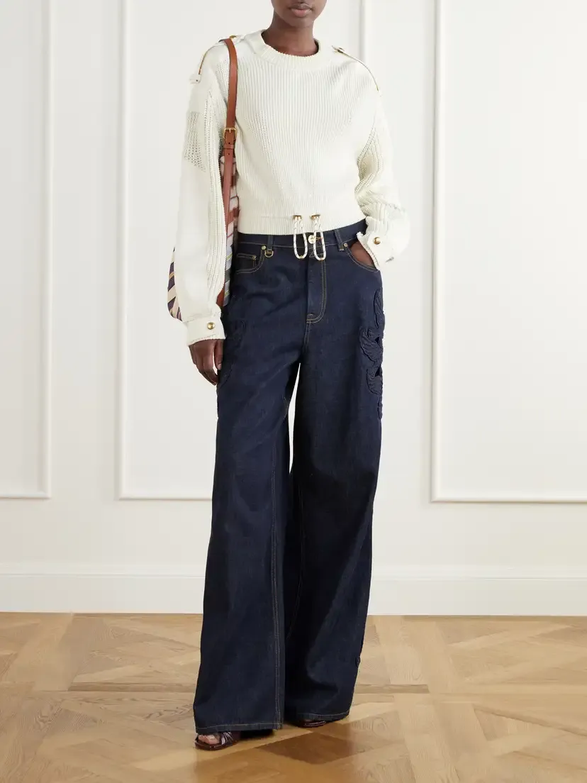 Zimmermann Clash Cotton-blend Sweater | Thumbnail 2 Zimmermann Clash Cotton-blend Sweater | Thumbnail 2