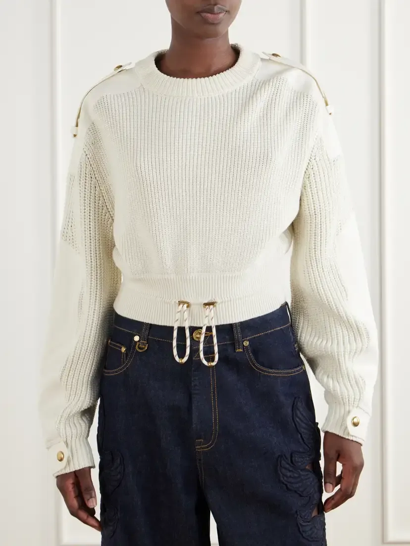 Zimmermann Clash Cotton-blend Sweater | Thumbnail 3 Zimmermann Clash Cotton-blend Sweater | Thumbnail 3