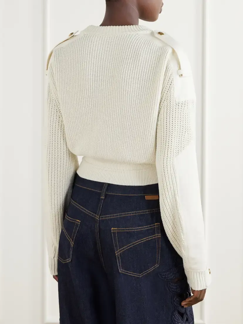 Zimmermann Clash Cotton-blend Sweater | Thumbnail 4 Zimmermann Clash Cotton-blend Sweater | Thumbnail 4