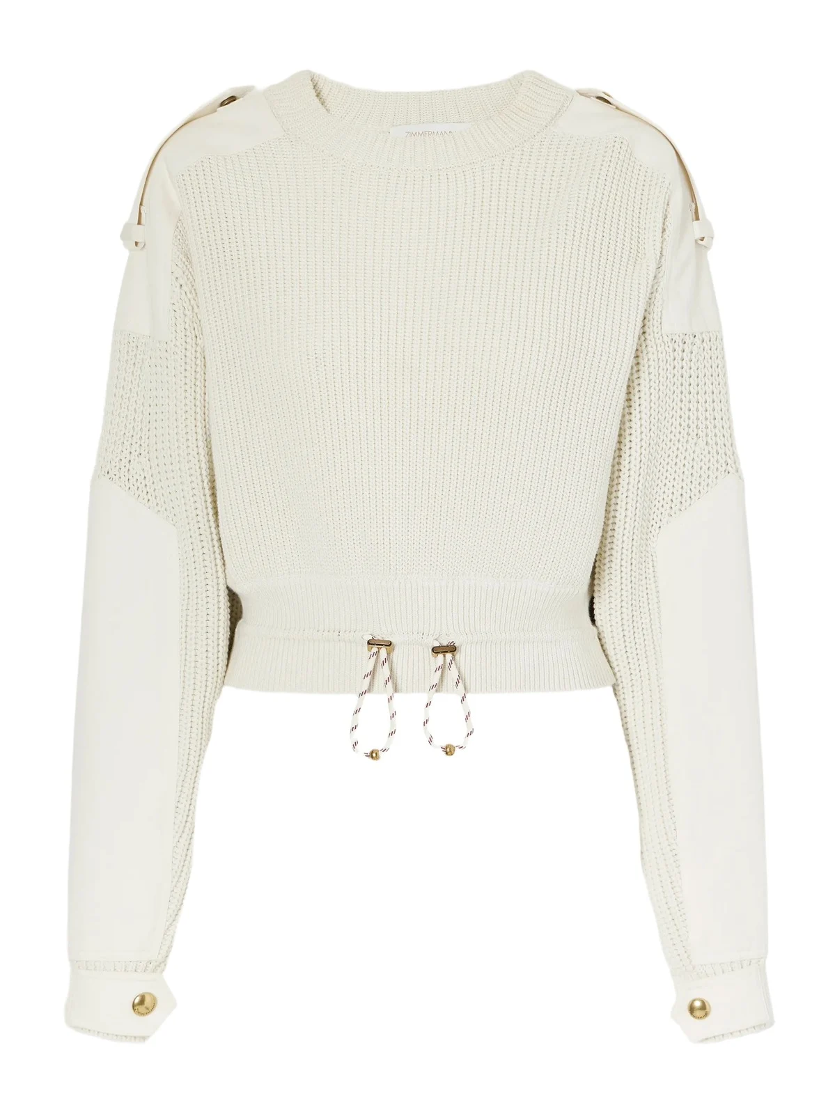 Zimmermann Clash Cotton-blend Sweater