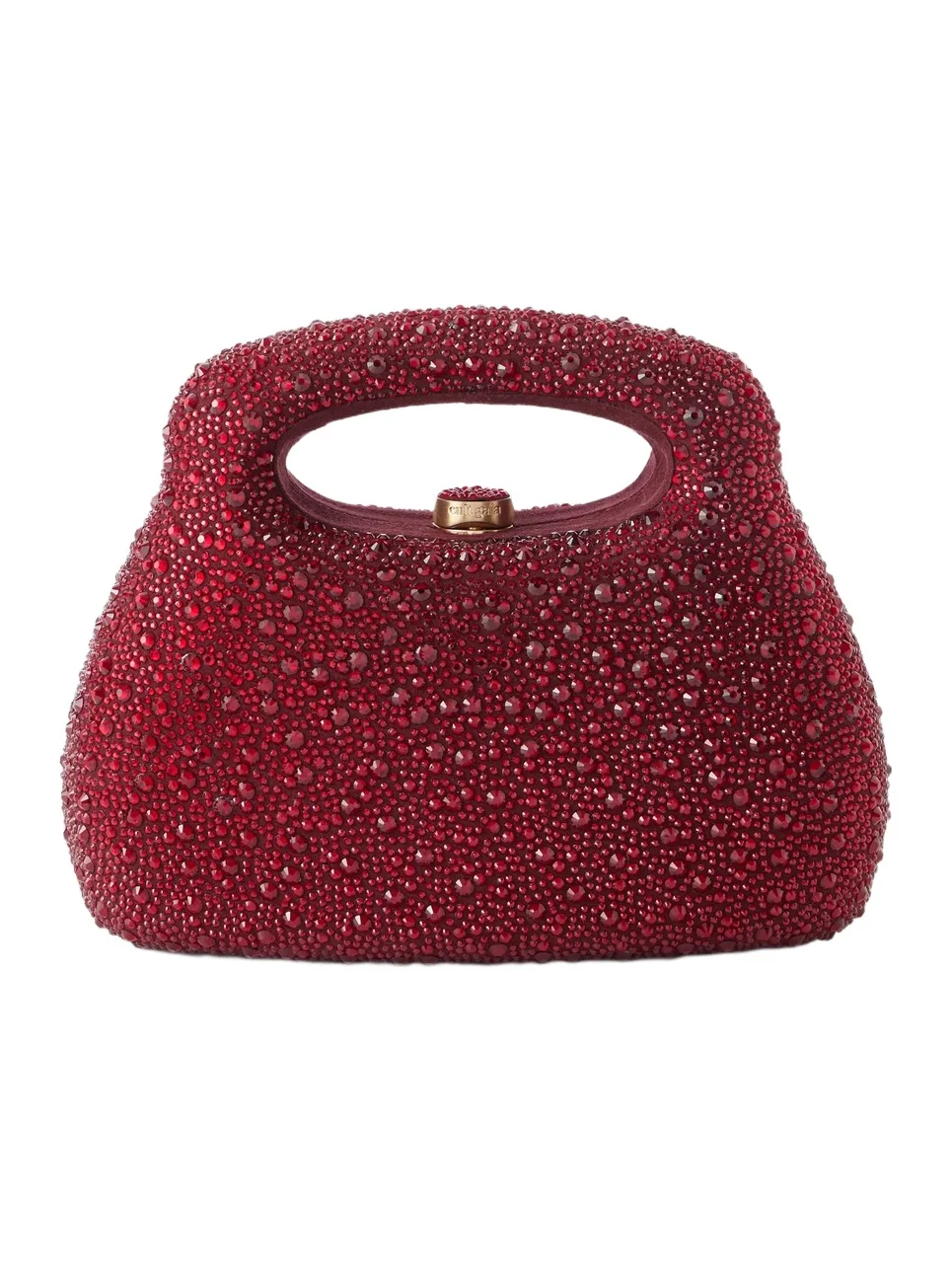 Mimi Crystal-embellished Suede Top-handle Bag Mimi Crystal-embellished Suede Top-handle Bag