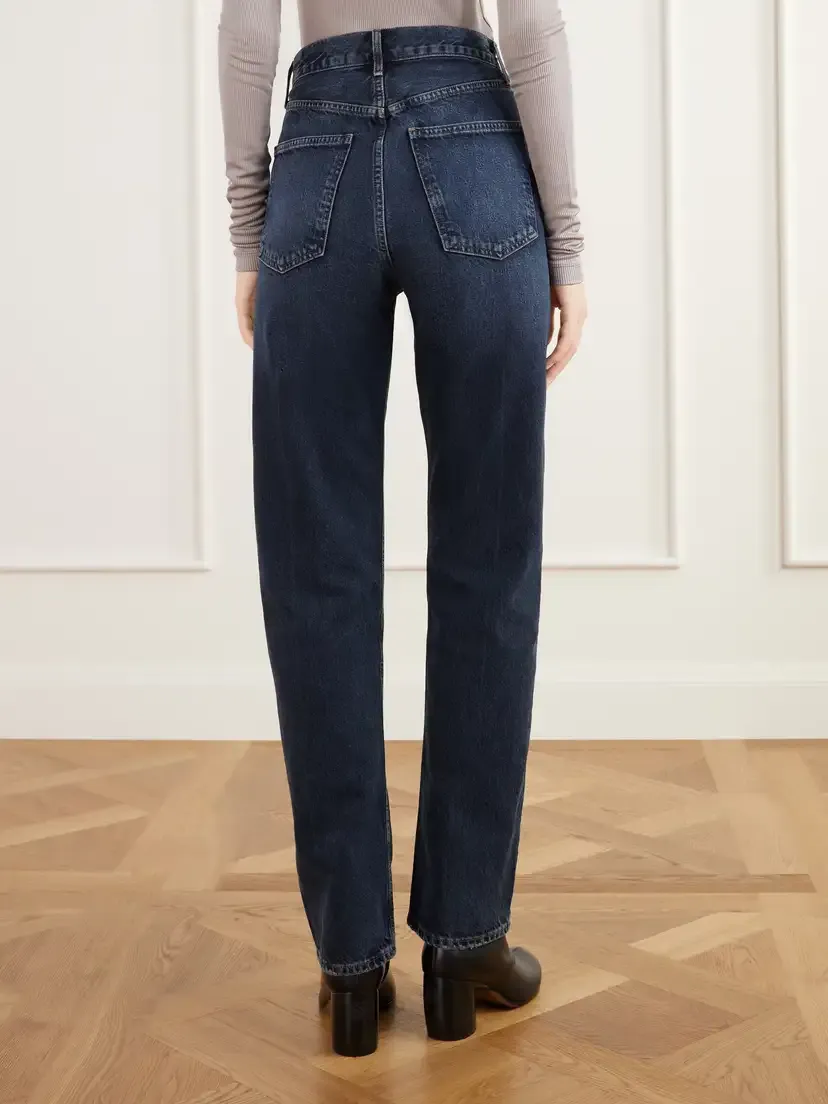 AGOLDE 90's Pinch Waist Long High-rise Straight-leg Jeans | Thumbnail 4