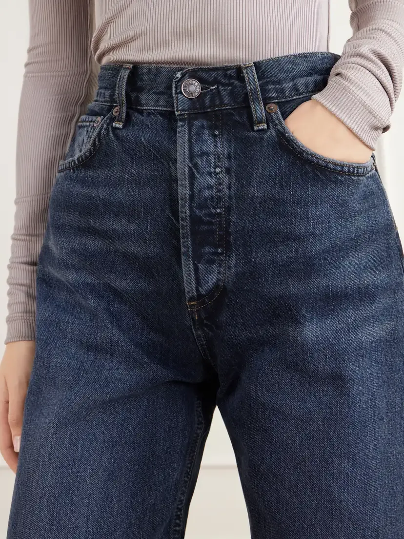 AGOLDE 90's Pinch Waist Long High-rise Straight-leg Jeans | Thumbnail 5