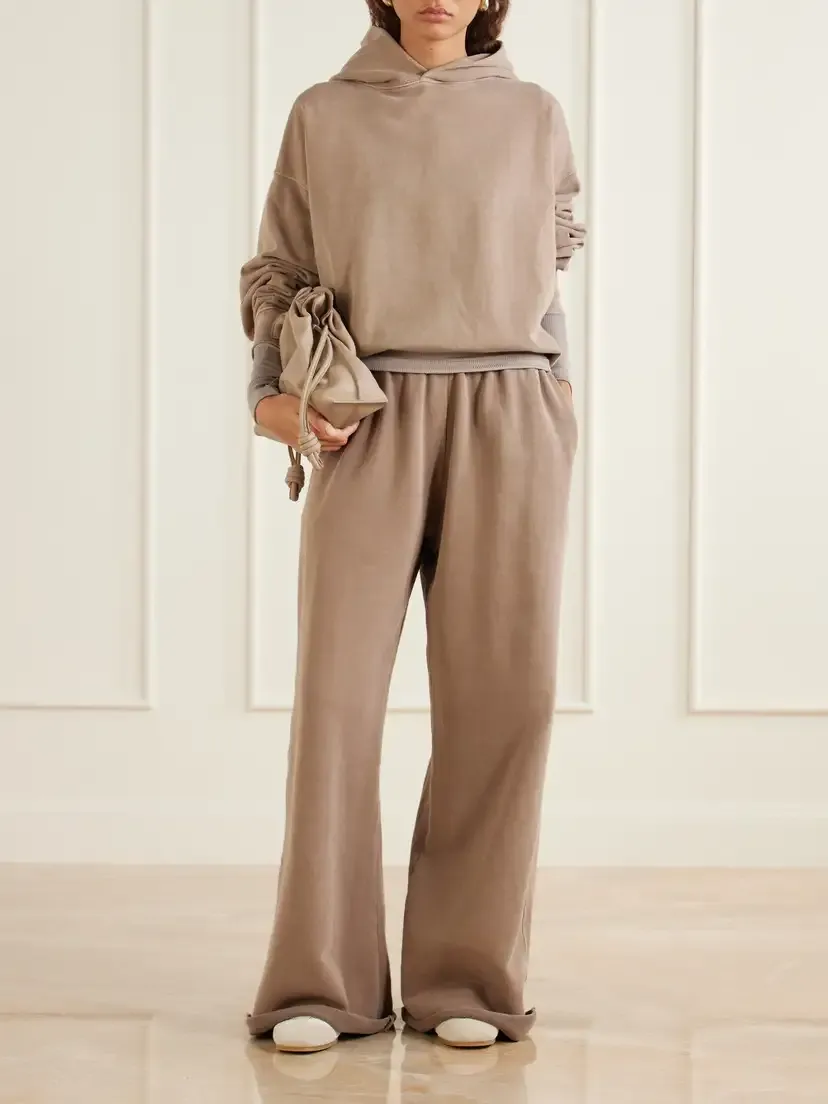 SLVRLAKE Cotton-jersey Wide-legs Sweatpants | Thumbnail 2