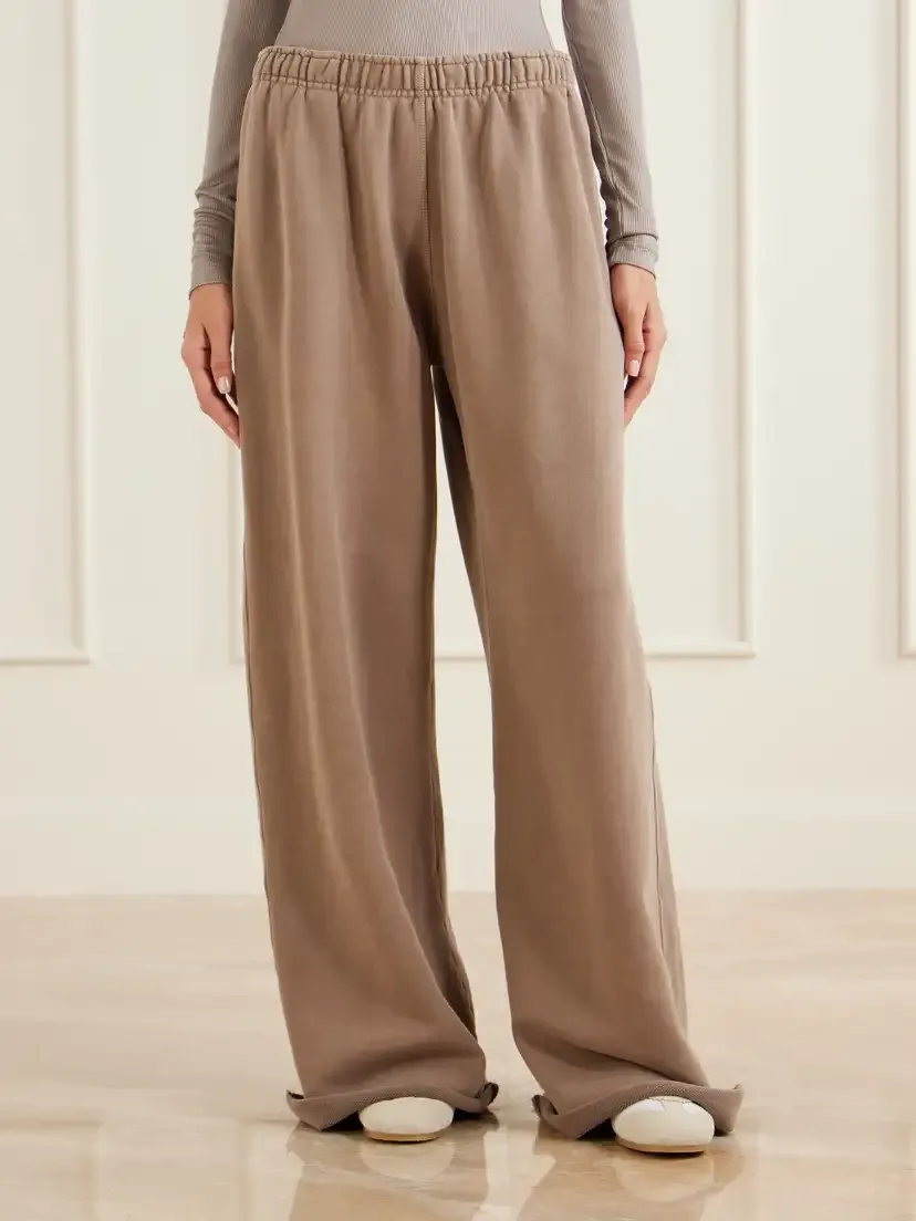 SLVRLAKE Cotton-jersey Wide-legs Sweatpants | Thumbnail 3