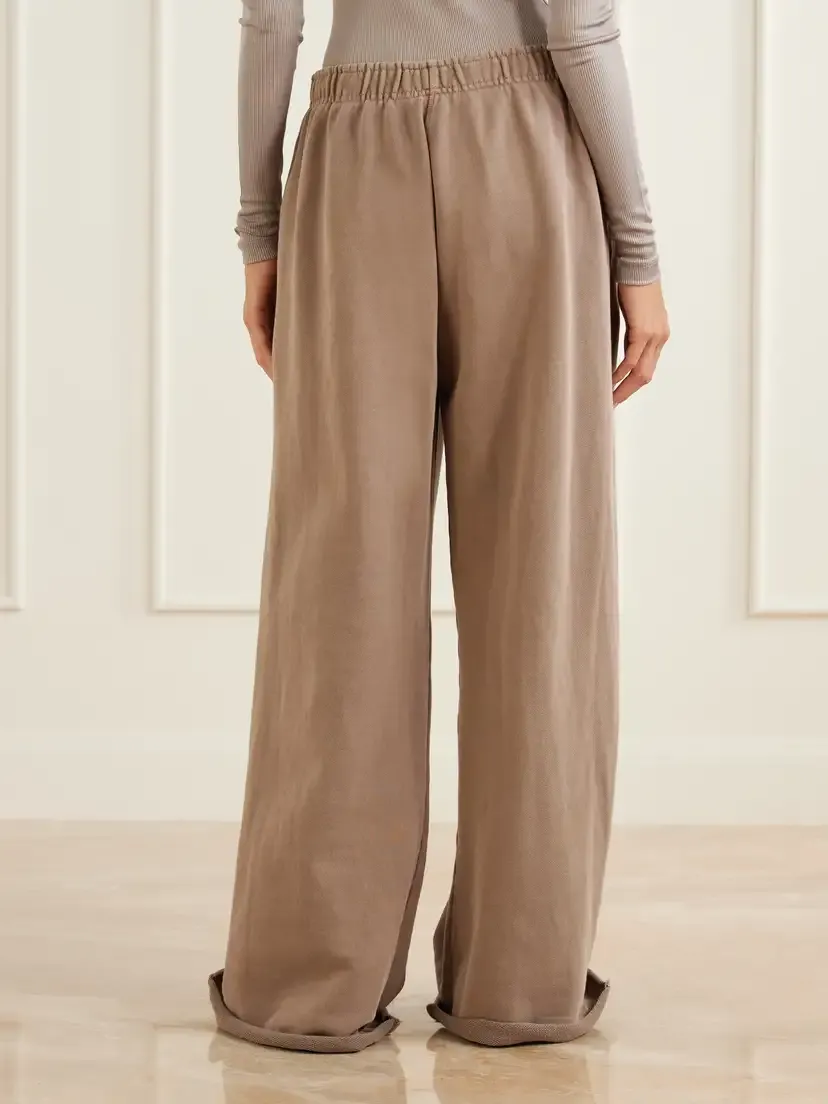 SLVRLAKE Cotton-jersey Wide-legs Sweatpants | Thumbnail 4