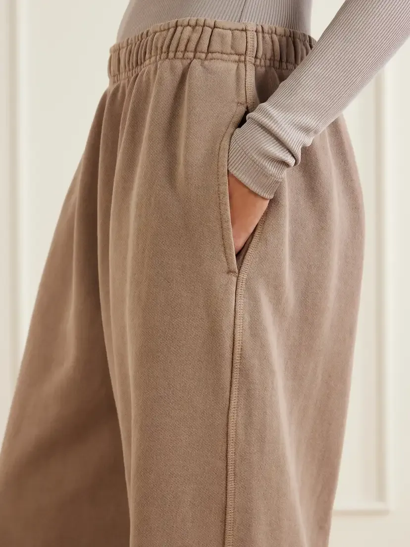 SLVRLAKE Cotton-jersey Wide-legs Sweatpants | Thumbnail 5