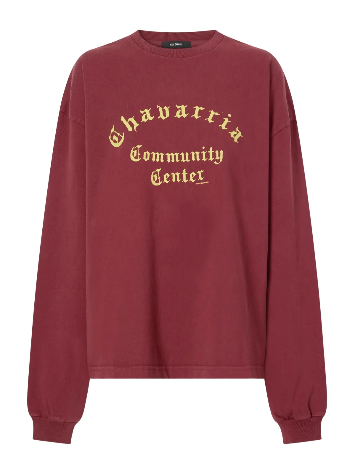 Willy Chavarria Community Center Printed Cotton-jersey T-shirt