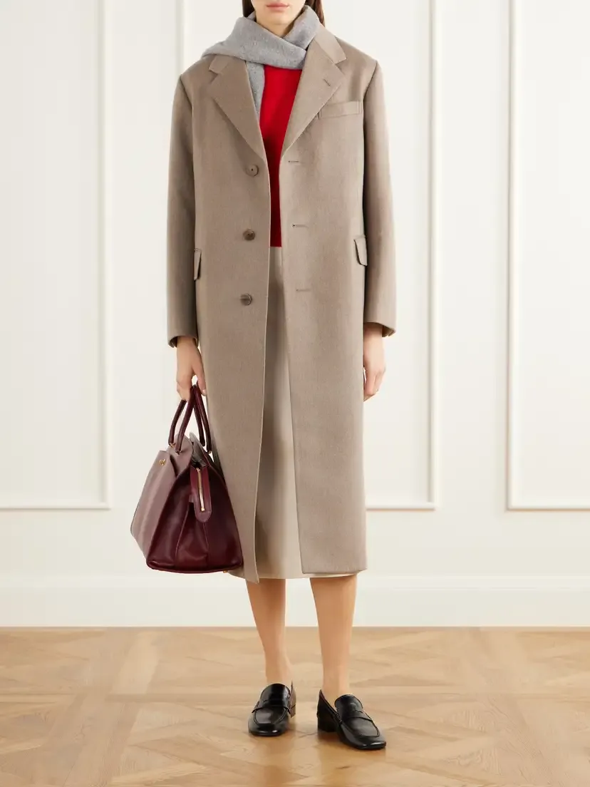 Auralee Moleskin Cashmere Coat | Thumbnail 2 Auralee Moleskin Cashmere Coat | Thumbnail 2