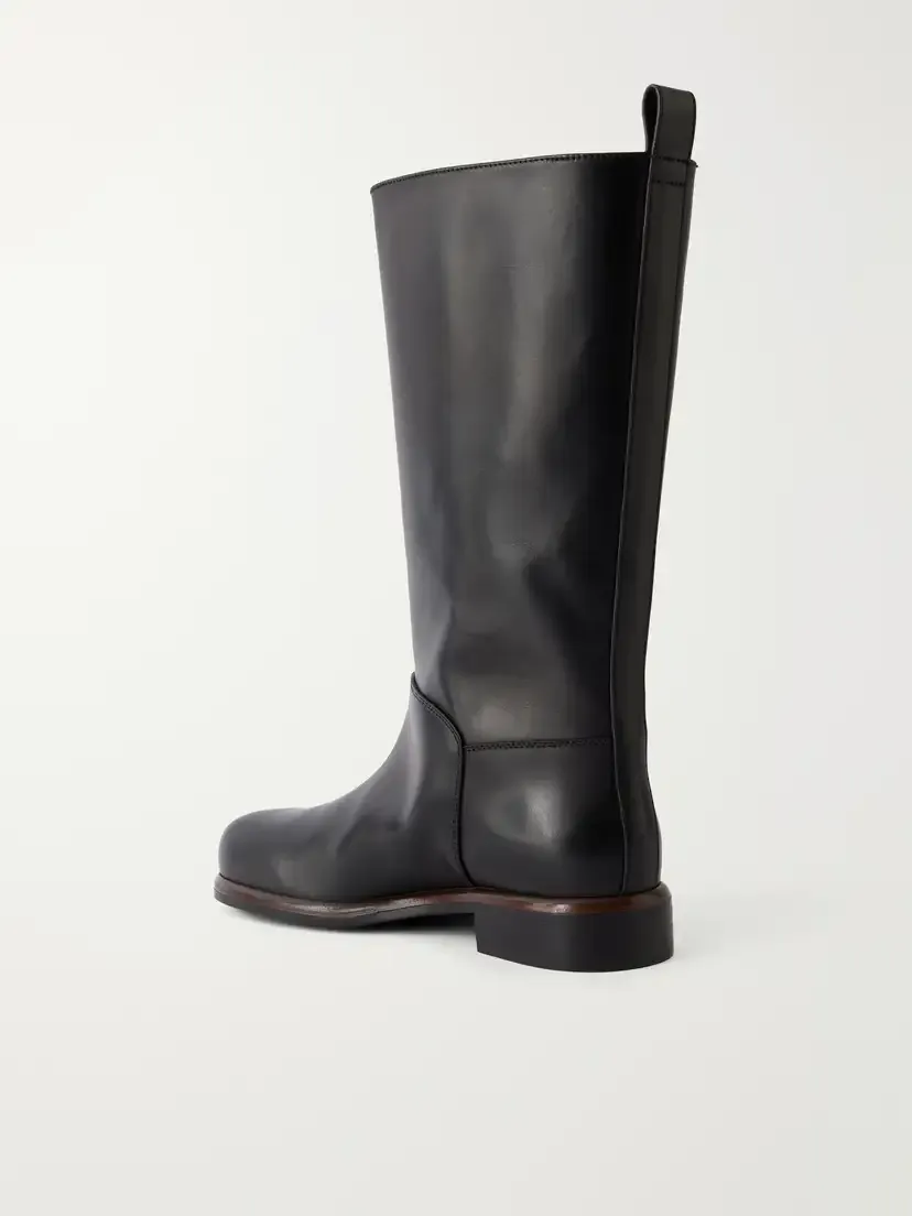 Proenza Schouler Esme Logo-embossed Leather Knee Boots | Thumbnail 3 Proenza Schouler Esme Logo-embossed Leather Knee Boots | Thumbnail 3