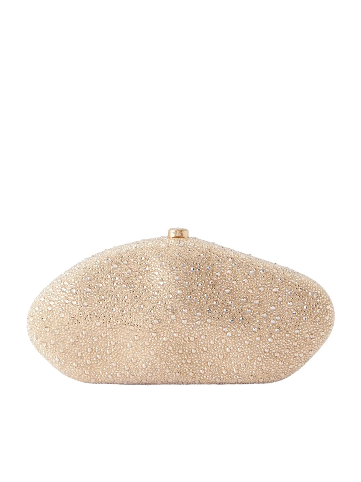 Caldera Crystal-embellished Suede Clutch Caldera Crystal-embellished Suede Clutch