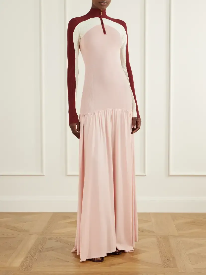 Zimmermann Clash Rib-knit And Jersey Maxi Dress | Thumbnail 2 Zimmermann Clash Rib-knit And Jersey Maxi Dress | Thumbnail 2