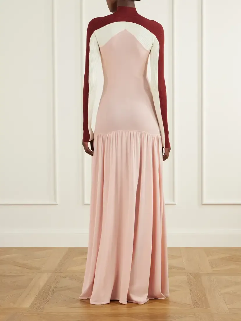 Zimmermann Clash Rib-knit And Jersey Maxi Dress | Thumbnail 3 Zimmermann Clash Rib-knit And Jersey Maxi Dress | Thumbnail 3