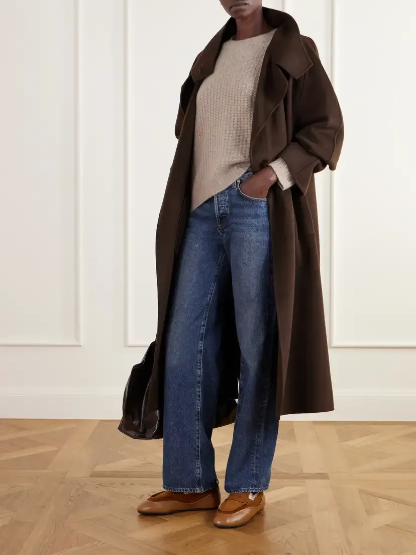 Proenza Schouler Arcadia Shearling And Leather-trimmed Suede Loafers | Thumbnail 4 Proenza Schouler Arcadia Shearling And Leather-trimmed Suede Loafers | Thumbnail 4