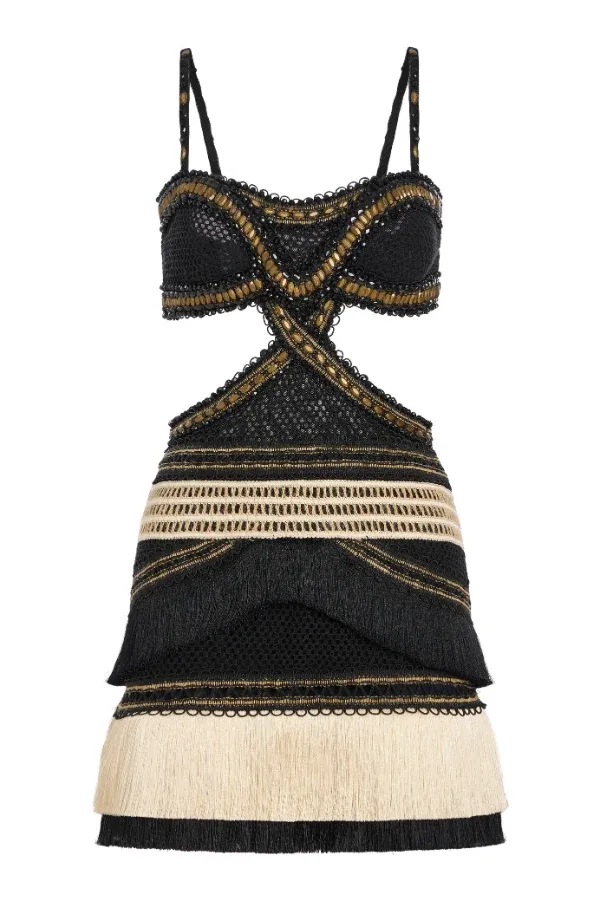 PatBo RITA FRINGE CUT-OUT MINI DRESS | Thumbnail 6 PatBo RITA FRINGE CUT-OUT MINI DRESS | Thumbnail 6