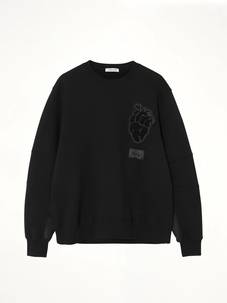 Undercover Heart Embroidery Sweatshirt | Thumbnail 2 Undercover Heart Embroidery Sweatshirt | Thumbnail 2
