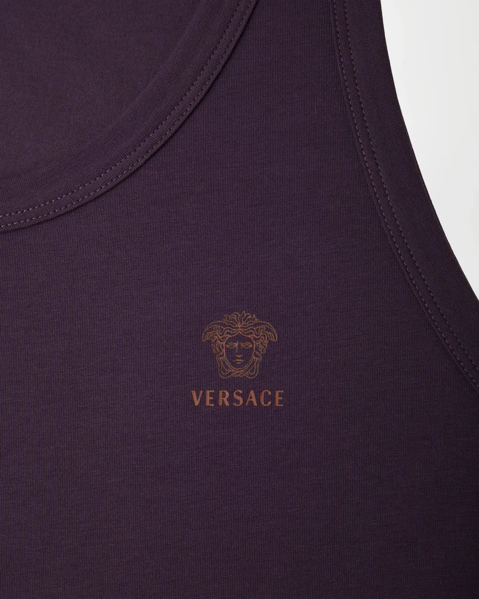 Versace Cotton-Jersey Tank Top | Thumbnail 2 Versace Cotton-Jersey Tank Top | Thumbnail 2