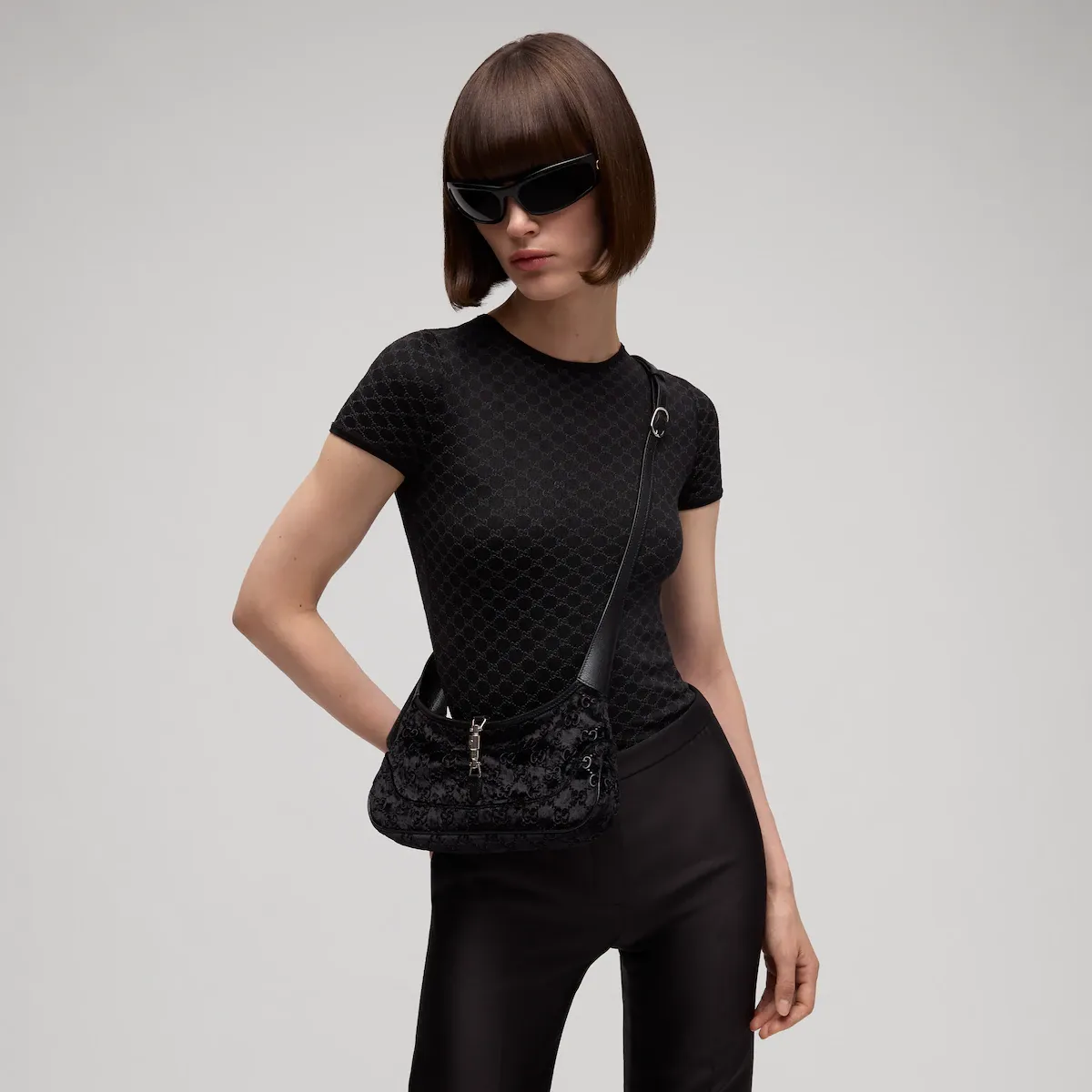 Gucci Jackie Slim Medium Shoulder Bag | Thumbnail 3 Gucci Jackie Slim Medium Shoulder Bag | Thumbnail 3