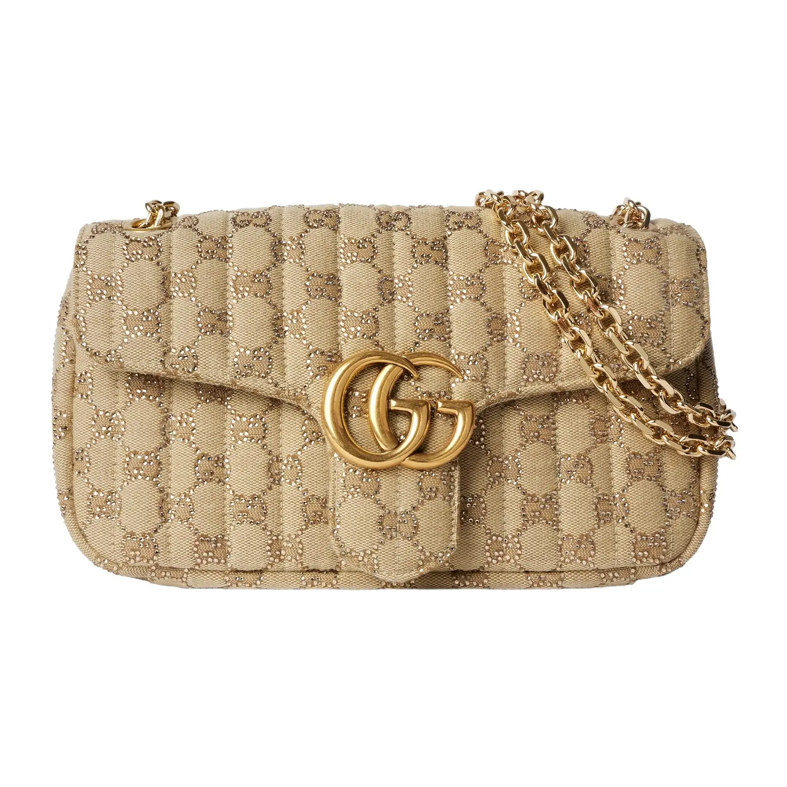 Jetset GG Marmont Crystal Medium Shoulder Bag Jetset GG Marmont Crystal Medium Shoulder Bag