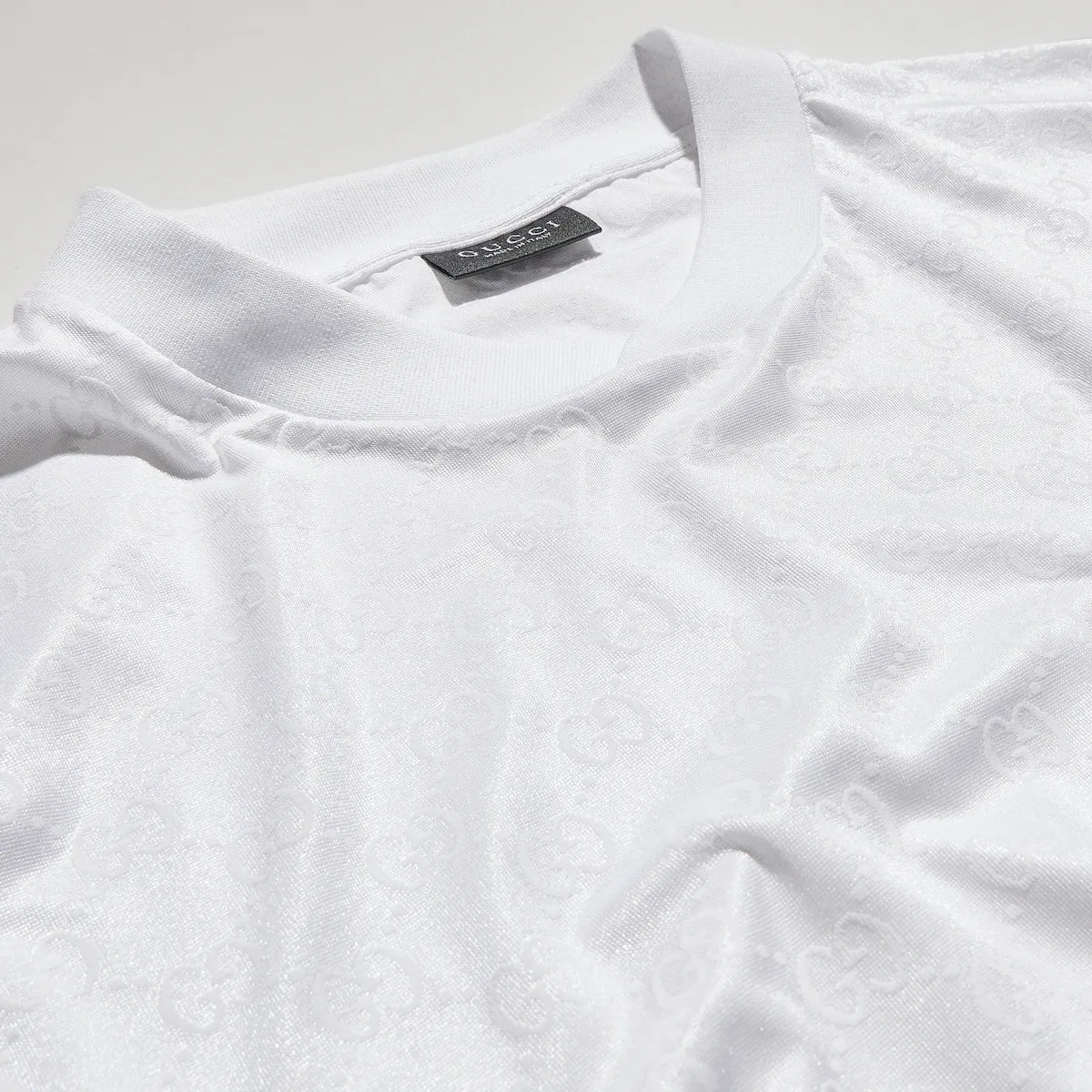 Gucci GG Stretch Nylon Jacquard T-shirt | Thumbnail 3 Gucci GG Stretch Nylon Jacquard T-shirt | Thumbnail 3