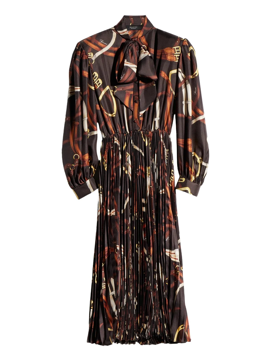 Printed Silk Twill Chemisier Dress Printed Silk Twill Chemisier Dress