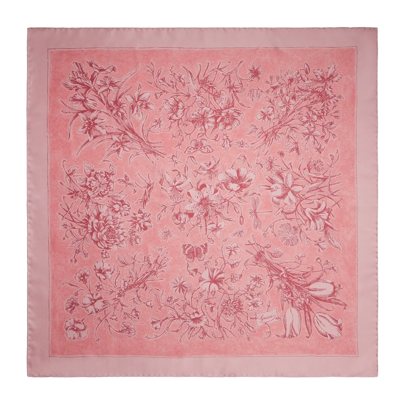 Gucci Printed Silk Twill Carré