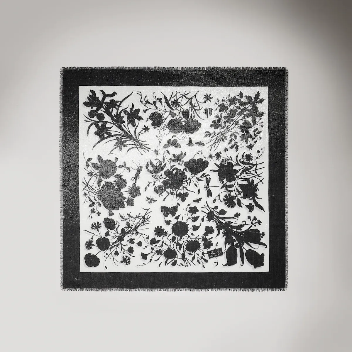 Gucci Wool Silk Lamé Shawl | Thumbnail 2 Gucci Wool Silk Lamé Shawl | Thumbnail 2