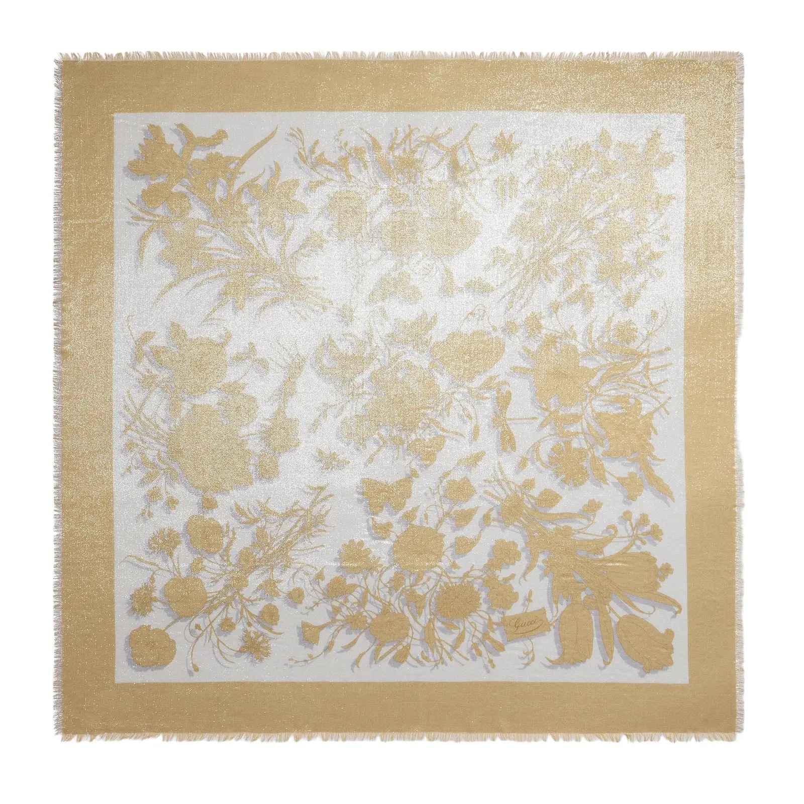 Wool Silk Lamé Shawl Wool Silk Lamé Shawl