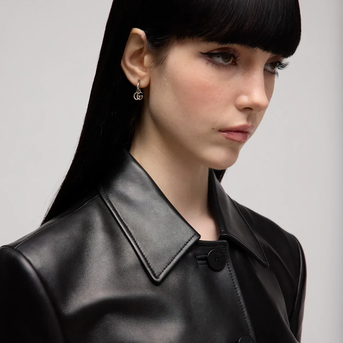 Gucci GG Marmont Hoop Earrings | Thumbnail 2 Gucci GG Marmont Hoop Earrings | Thumbnail 2