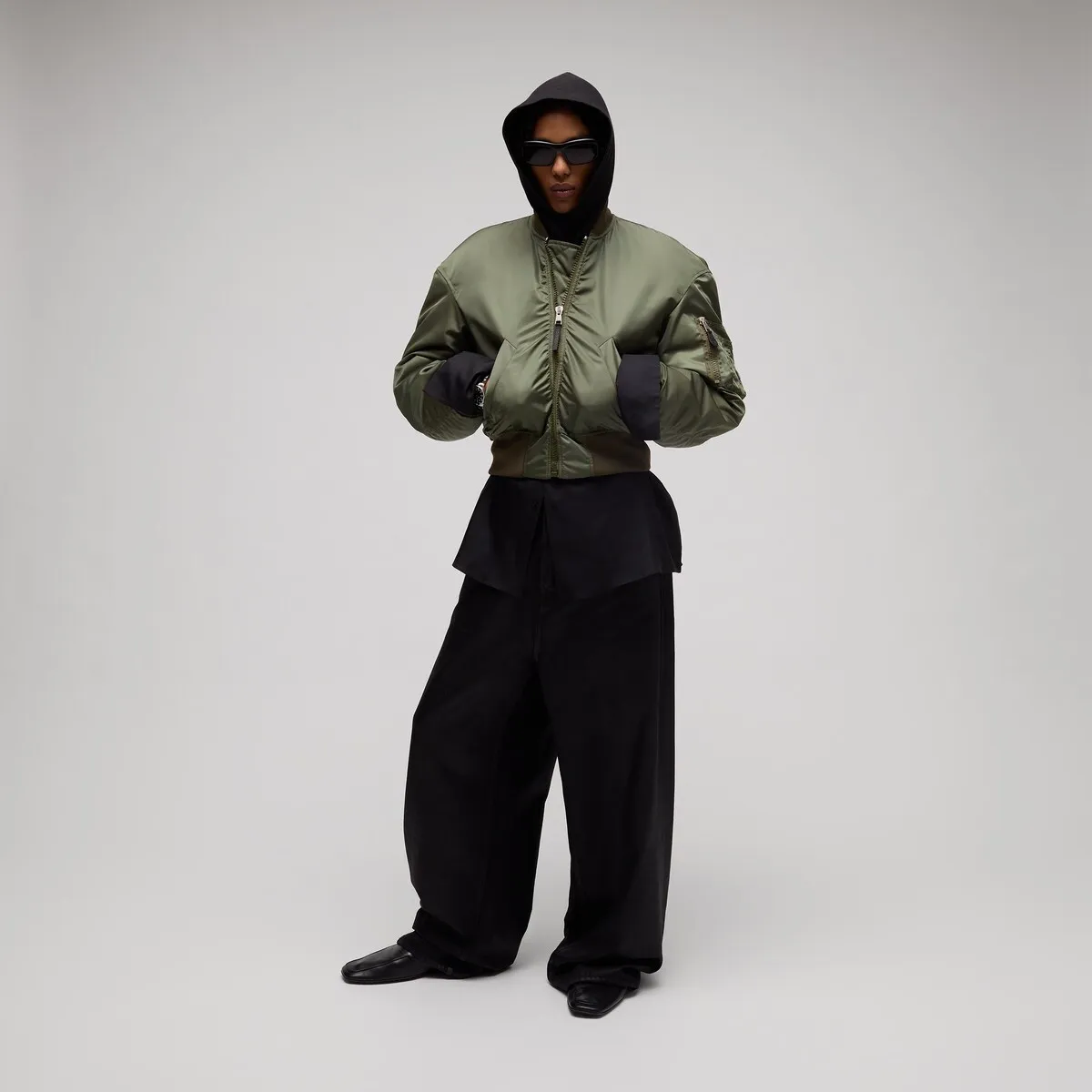 Gucci Nylon Twill Zip Jacket | Thumbnail 2