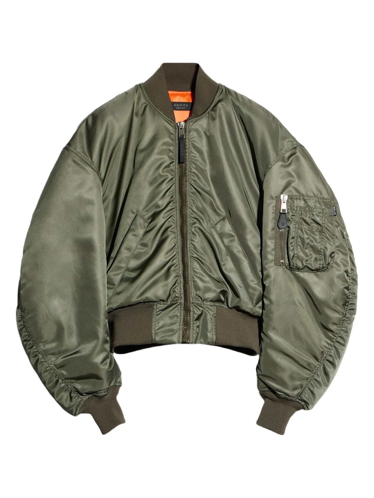 Gucci Nylon Twill Zip Jacket
