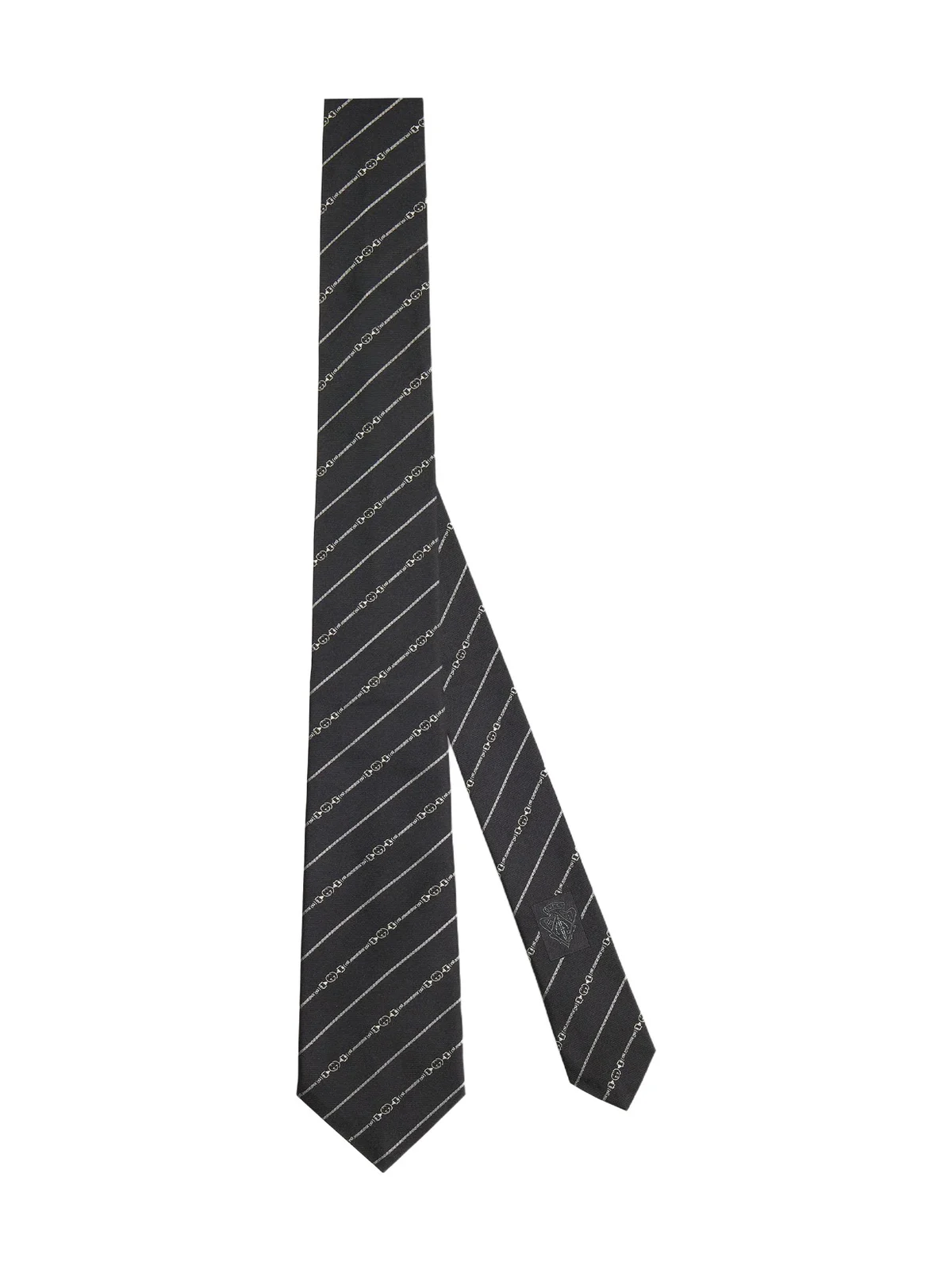 Gucci Interlocking G Belt Silk Tie